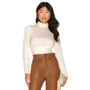 Revolve The Suzanne Top in Ivory size XS; brand new with tags